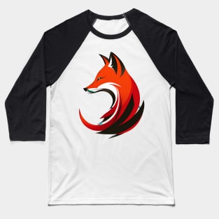 Focus Fox Face Baseball T-Shirt